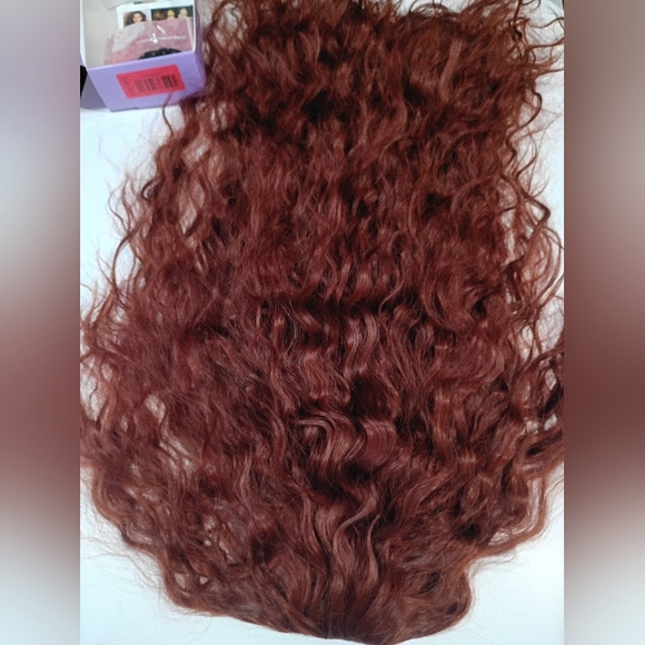 Ponytail Extension 30 Inch Drawstring Pony Tails Hair Extensions Auburn - Picture 4 of 4